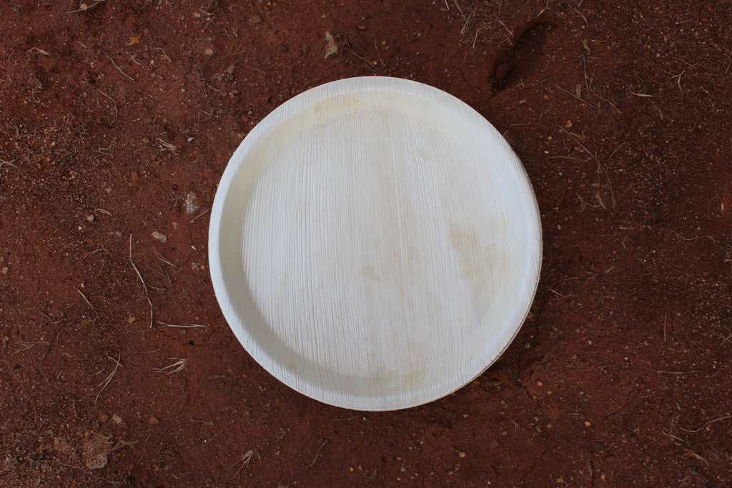12 inch Round Areca Palm Leaf Plate pack of 25